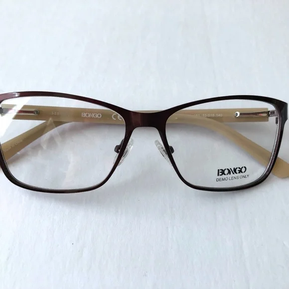 BONGO Eyeglasses BG0165-005-53 Size 53/15/rectangular BRAND NEW BONGO BG0165 083 Violet Metal Eyeglasses Glasses Frame 53-15  main image 2